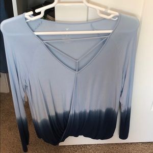 Ombré blue light long sleeve